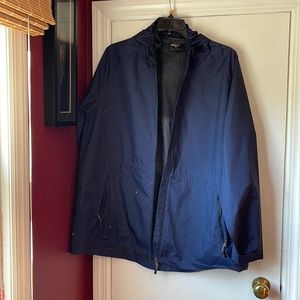 32 DEGREES COOL, BLUE, 2XL HOODED WINDBREAKER